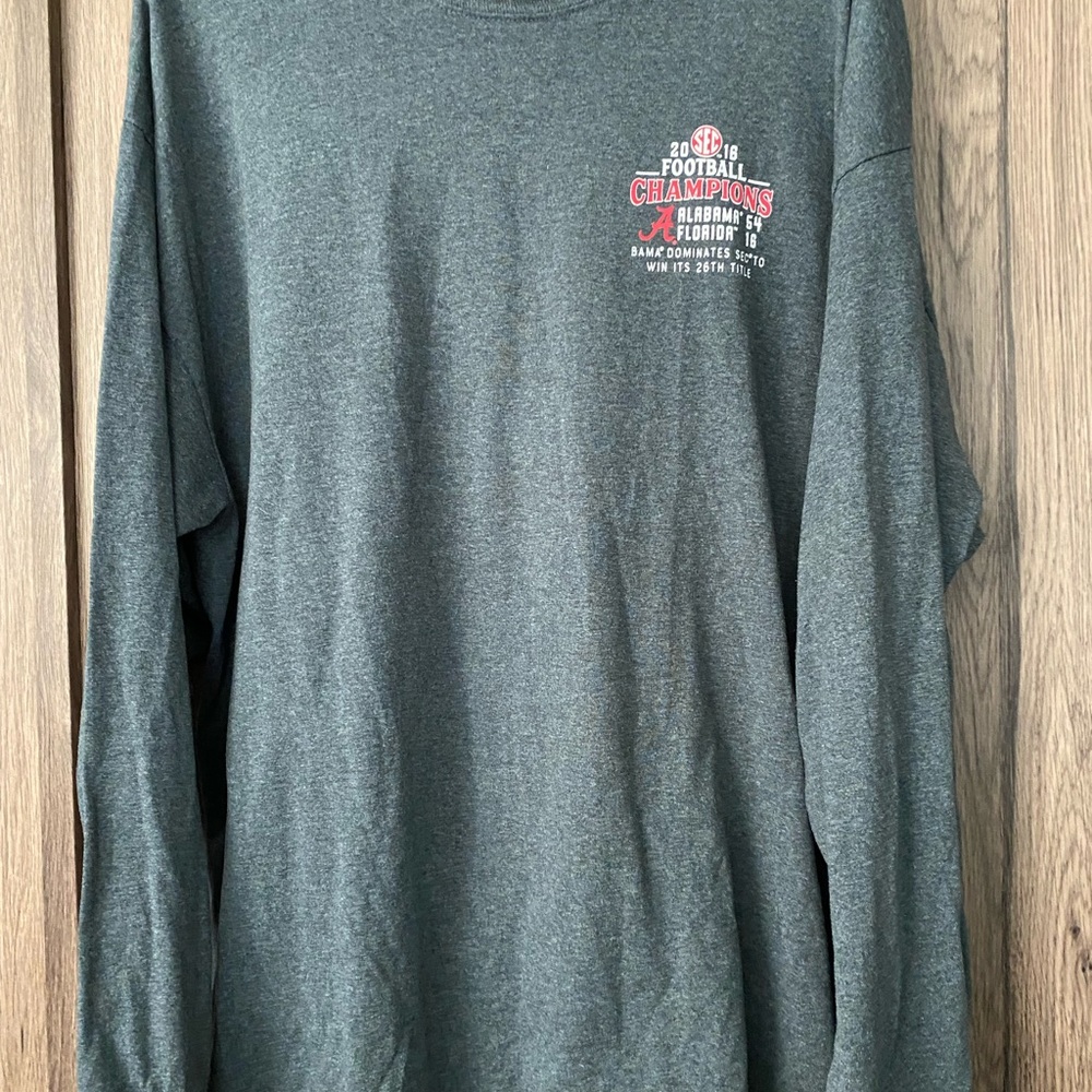Gray Long Sleeve Men's Shirt